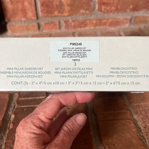 NIB PartyLite Mini Pillar Garden Set P95245 - Picture 5 of 5